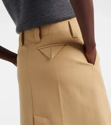 Bottega Veneta Cotton canvas pencil skirt | Thumbnail 6