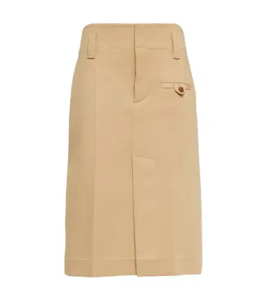 Bottega Veneta Cotton canvas pencil skirt | Thumbnail 1