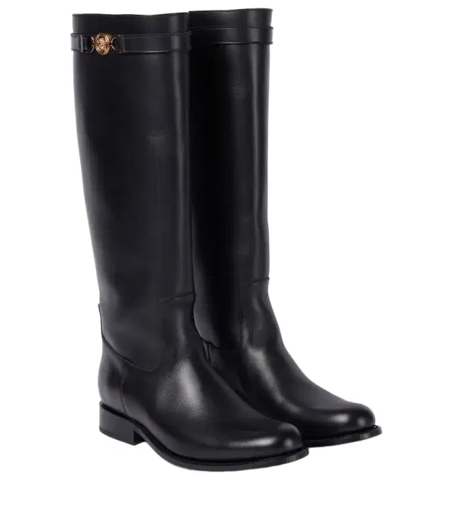 Versace Medusa '95 leather knee-high boots