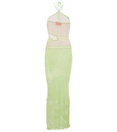 Roberta Einer Natalie halterneck cotton-blend maxi dress | Thumbnail 1