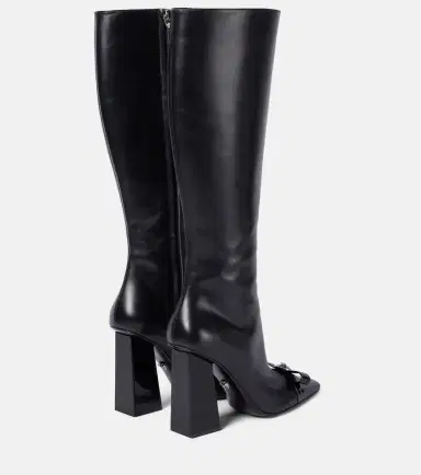 Versace Gianni Ribbon leather knee-high boots | Thumbnail 7 Versace Gianni Ribbon leather knee-high boots | Thumbnail 7