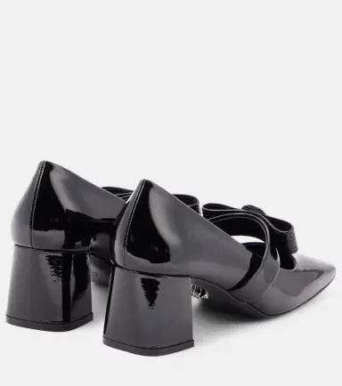 Versace Gianni Ribbon 55 leather pumps | Thumbnail 2