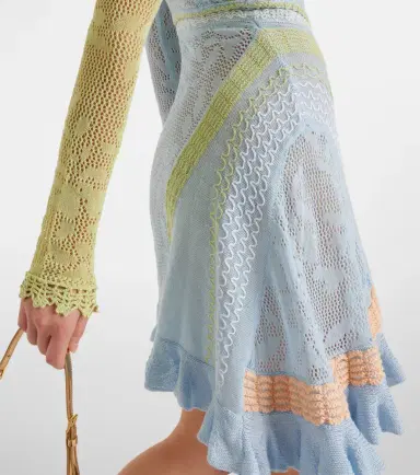 Roberta Einer Ali open-knit cotton minidress | Thumbnail 2