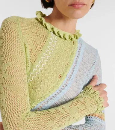 Roberta Einer Ali open-knit cotton minidress | Thumbnail 6
