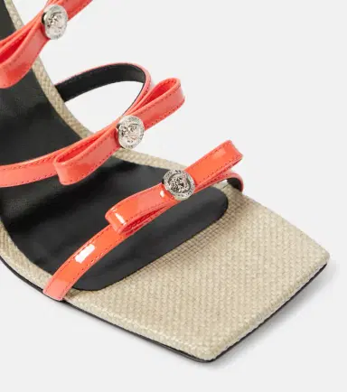 Versace Gianni Ribbon 95 leather sandals | Thumbnail 4 Versace Gianni Ribbon 95 leather sandals | Thumbnail 4