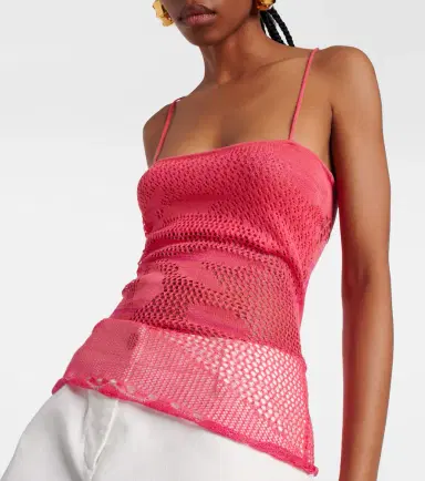 Roberta Einer Alba knitted cotton top | Thumbnail 5