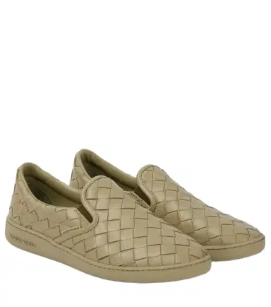 Bottega Veneta Sawyer leather slip-on sneakers | Thumbnail 1