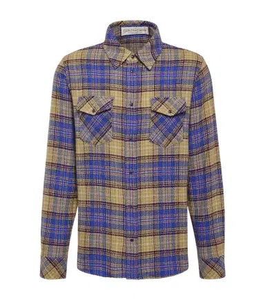 God’s True Cashmere Tartan cashmere shirt | Thumbnail 1 God’s True Cashmere Tartan cashmere shirt | Thumbnail 1