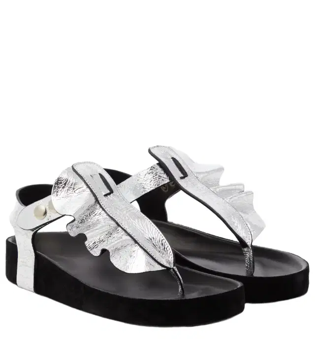 Isabel Marant Isela metallic leather sandals