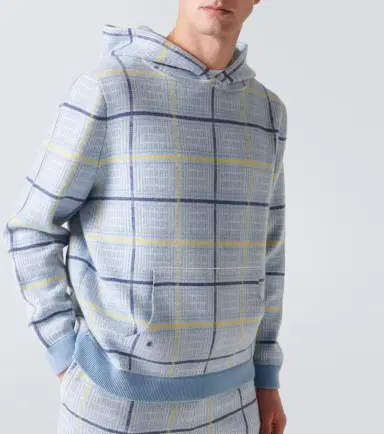 God’s True Cashmere Rain tartan cashmere hoodie | Thumbnail 2 God’s True Cashmere Rain tartan cashmere hoodie | Thumbnail 2