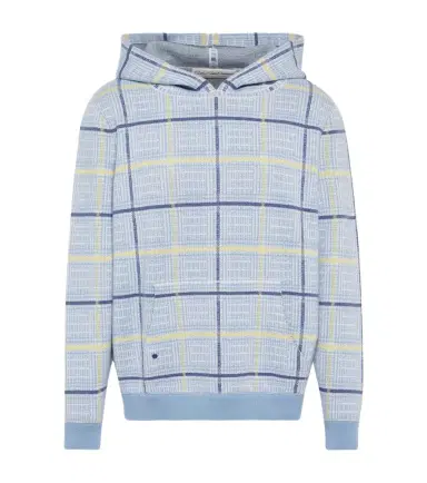 God’s True Cashmere Rain tartan cashmere hoodie | Thumbnail 1 God’s True Cashmere Rain tartan cashmere hoodie | Thumbnail 1
