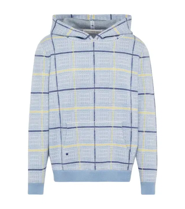 God's True Cashmere Rain tartan cashmere hoodie
