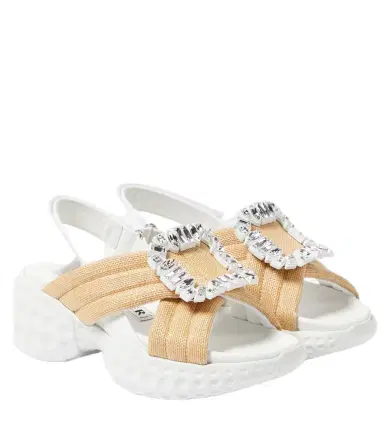 Roger Vivier Viv' Run Light Strass Buckle sandals | Thumbnail 1 Roger Vivier Viv' Run Light Strass Buckle sandals | Thumbnail 1