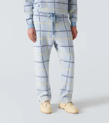 God’s True Cashmere Rain tartan cashmere sweatpants | Thumbnail 3
