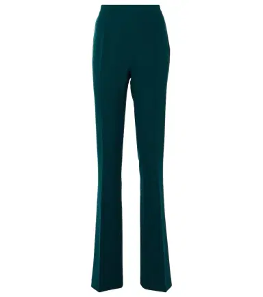 Safiyaa Alexa high-rise crêpe flared pants | Thumbnail 1