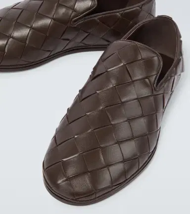 Bottega Veneta Sunday Intrecciato leather slip-on shoes | Thumbnail 3