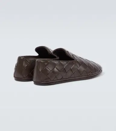 Bottega Veneta Sunday Intrecciato leather slip-on shoes | Thumbnail 4