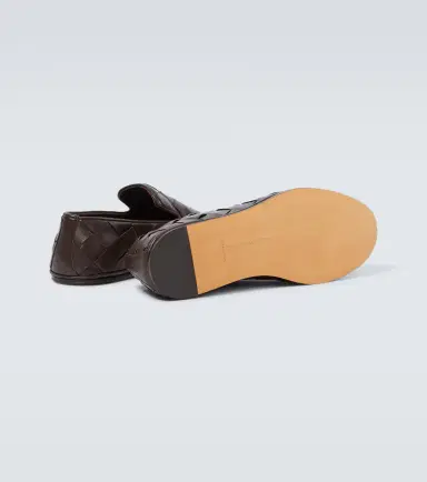 Bottega Veneta Sunday Intrecciato leather slip-on shoes | Thumbnail 6