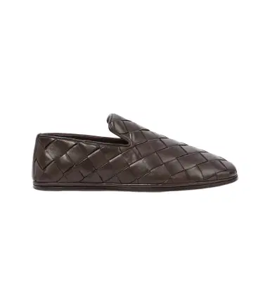 Bottega Veneta Sunday Intrecciato leather slip-on shoes | Thumbnail 1