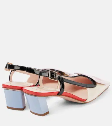 Roger Vivier Belle Vivier 45 patent leather slingback pumps | Thumbnail 5 Roger Vivier Belle Vivier 45 patent leather slingback pumps | Thumbnail 5