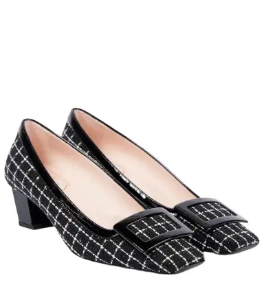 Roger Vivier Belle Vivier 45 bouclé pumps | Thumbnail 1 Roger Vivier Belle Vivier 45 bouclé pumps | Thumbnail 1