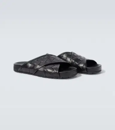 Bottega Veneta Tarik Intrecciato leather sandals | Thumbnail 2