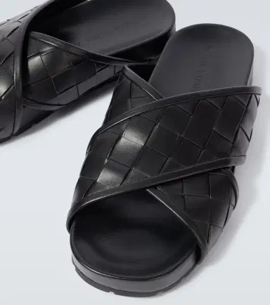 Bottega Veneta Tarik Intrecciato leather sandals | Thumbnail 4