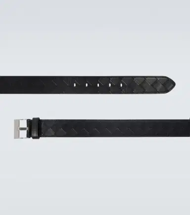 Bottega Veneta Intrecciato leather belt | Thumbnail 2
