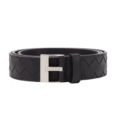 Bottega Veneta Intrecciato leather belt | Thumbnail 1