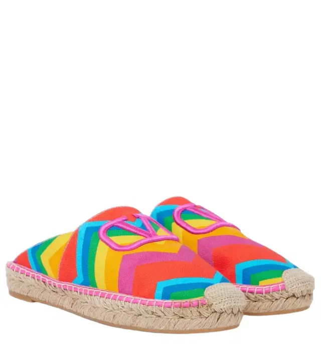 Valentino Garavani VLogo canvas espadrilles