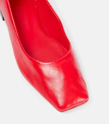 Souliers Martinez Nova Montjuic leather ballet flats | Thumbnail 3