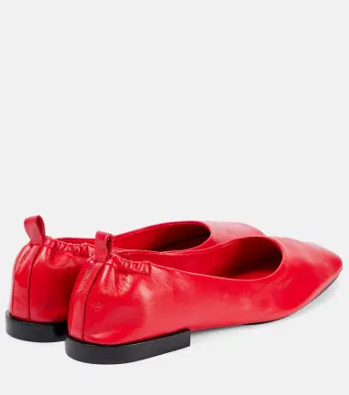 Souliers Martinez Nova Montjuic leather ballet flats | Thumbnail 4