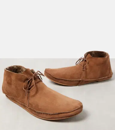 The Row Tyler shearling-lined suede moccasins | Thumbnail 3