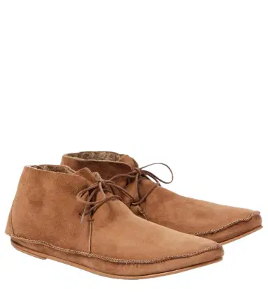 The Row Tyler shearling-lined suede moccasins | Thumbnail 1