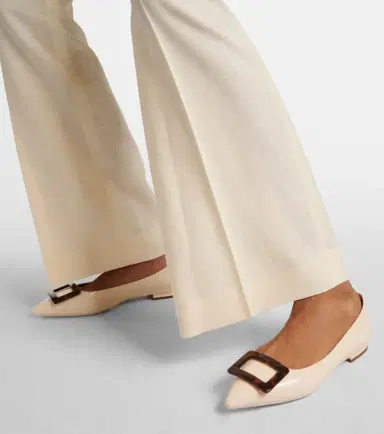 Roger Vivier Gommettine Ball leather ballet flats | Thumbnail 3