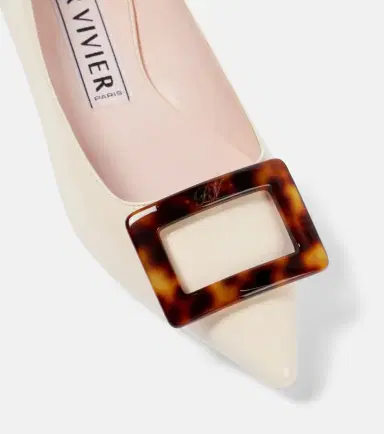 Roger Vivier Gommettine Ball leather ballet flats | Thumbnail 6