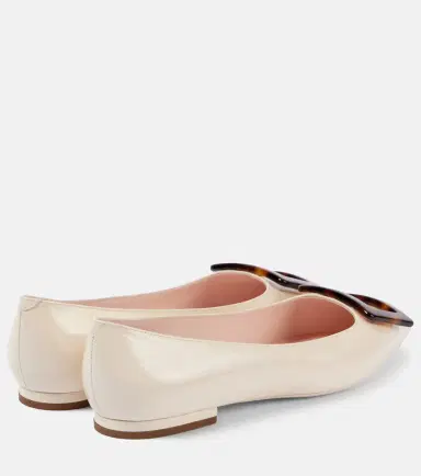 Roger Vivier Gommettine Ball leather ballet flats | Thumbnail 7