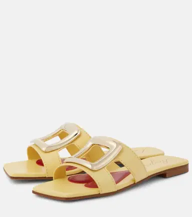 Roger Vivier Viv' By The Sea leather mules | Thumbnail 4 Roger Vivier Viv' By The Sea leather mules | Thumbnail 4