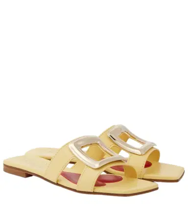 Roger Vivier Viv' By The Sea leather mules | Thumbnail 1 Roger Vivier Viv' By The Sea leather mules | Thumbnail 1