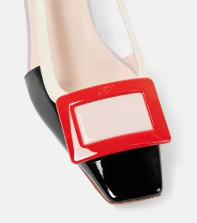 Roger Vivier Belle Vivier 45 leather slingback pumps | Thumbnail 3 Roger Vivier Belle Vivier 45 leather slingback pumps | Thumbnail 3