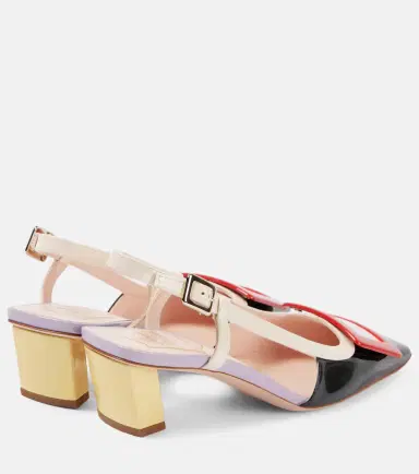 Roger Vivier Belle Vivier 45 leather slingback pumps | Thumbnail 5 Roger Vivier Belle Vivier 45 leather slingback pumps | Thumbnail 5