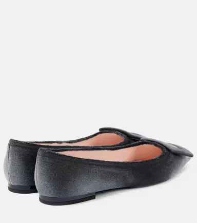 Roger Vivier Gommettine denim ballet flats | Thumbnail 7