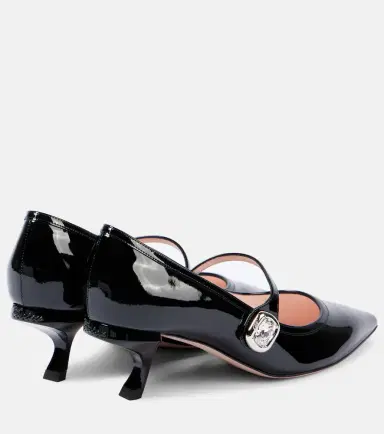 Roger Vivier Virgule Babies patent leather Mary Jane pumps | Thumbnail 2