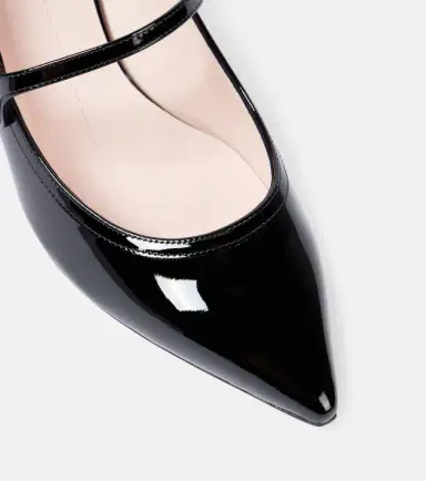 Roger Vivier Virgule Babies patent leather Mary Jane pumps | Thumbnail 3