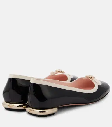 Roger Vivier Viv' Podium patent leather ballet flats | Thumbnail 3 Roger Vivier Viv' Podium patent leather ballet flats | Thumbnail 3
