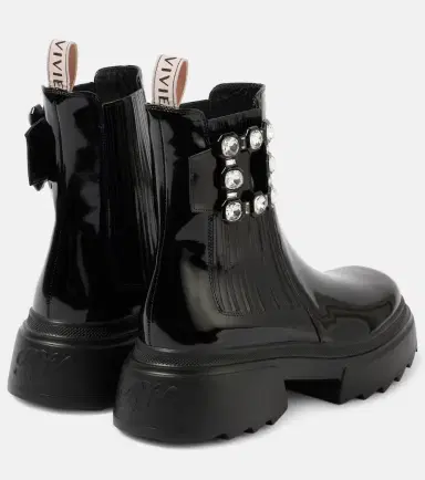 Roger Vivier Wallaviv patent leather Chelsea boots | Thumbnail 3 Roger Vivier Wallaviv patent leather Chelsea boots | Thumbnail 3