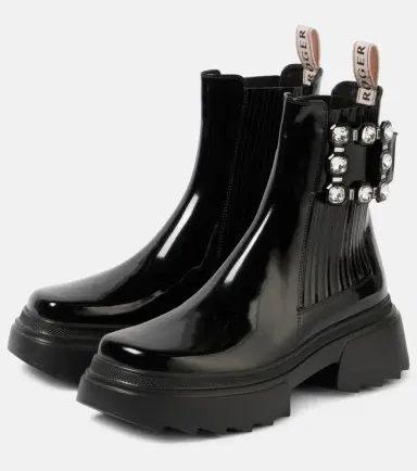 Roger Vivier Wallaviv patent leather Chelsea boots | Thumbnail 4 Roger Vivier Wallaviv patent leather Chelsea boots | Thumbnail 4