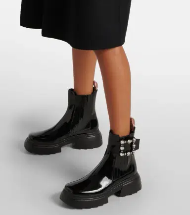 Roger Vivier Wallaviv patent leather Chelsea boots | Thumbnail 5 Roger Vivier Wallaviv patent leather Chelsea boots | Thumbnail 5