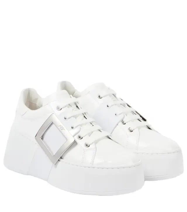 Roger Vivier Viv' Skate leather sneakers