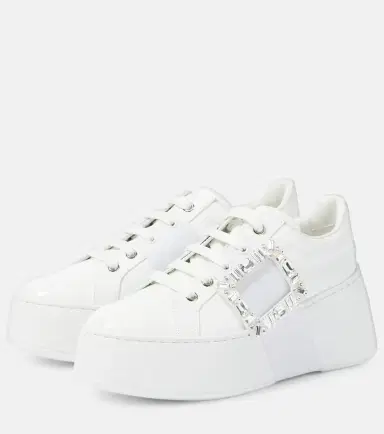 Roger Vivier Viv' Skate leather sneakers | Thumbnail 5 Roger Vivier Viv' Skate leather sneakers | Thumbnail 5